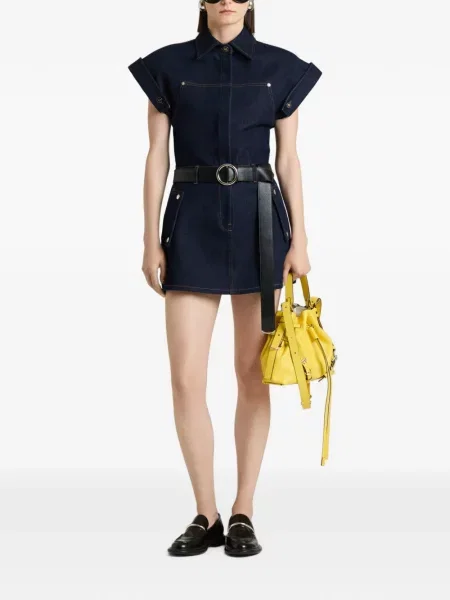 Rochie din denim Givenchy albastru