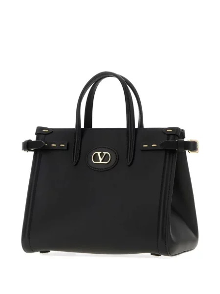 Geantă shopper Valentino Garavani negru