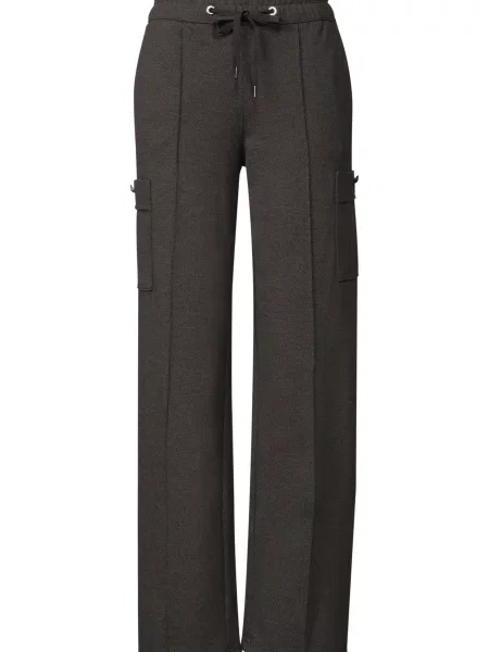 STREET ONE Pantaloni cu Amalia închis maro
