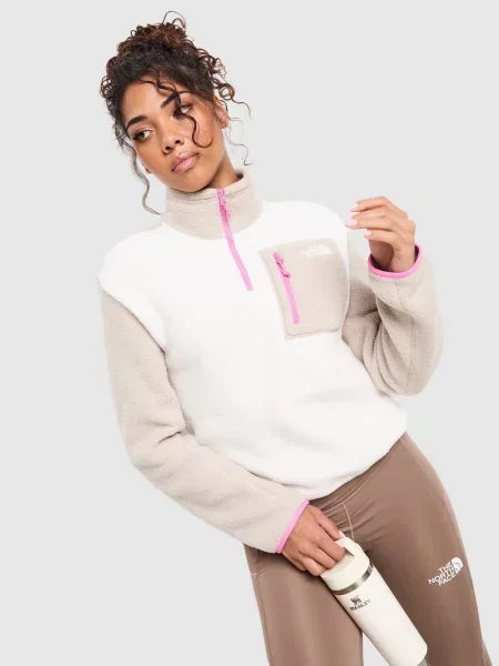 The North Face Polar W Yumiori ¼ Zip beżowa