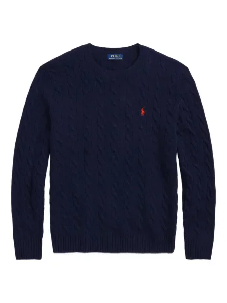 Kratak samt polo majica Polo Ralph Lauren s vezom crna