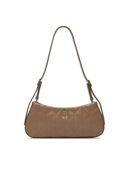 Τσάντα Calvin Klein Quilted Sm Shoulder Bag μπεζ