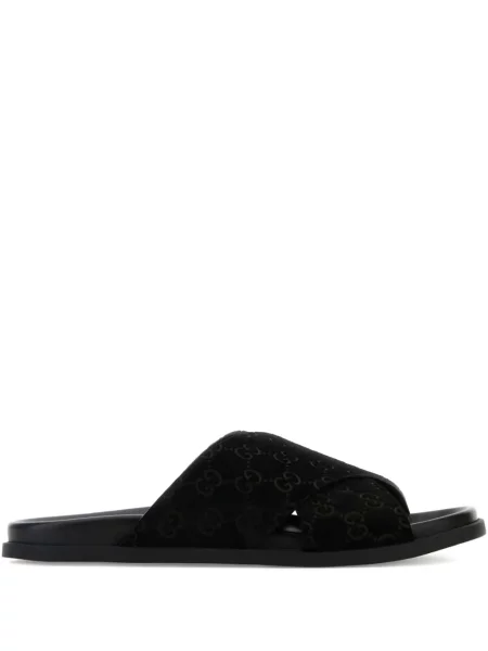 Sandale Gucci cu imagine negru