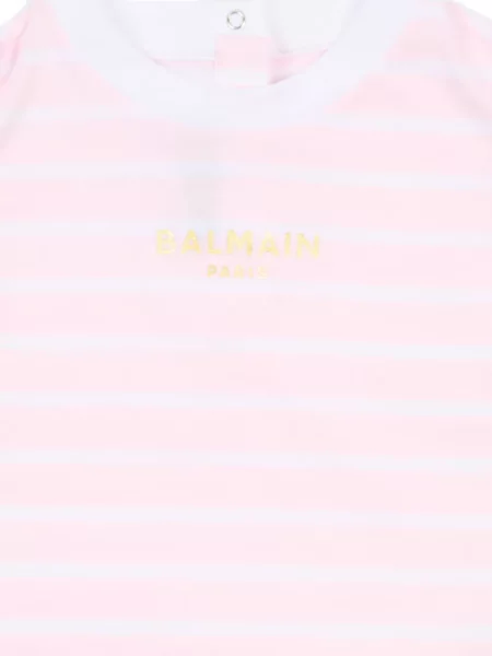 Koszulka dziecięca Balmain różowa