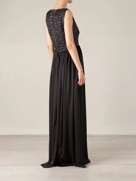 Rochie fără mâneci Maison Rabih Kayrouz fără mâneci negru