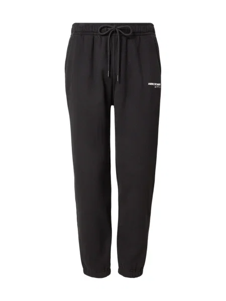 Abercrombie & Fitch Pantaloni negru alb