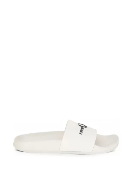 Sandale Fred Perry cu imagine alb