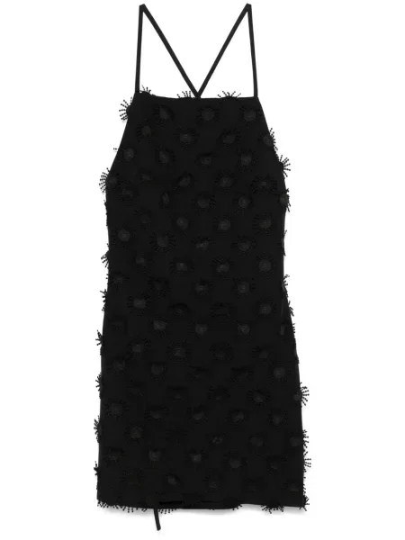 Rochie mini Msgm cu model floral de costum negru