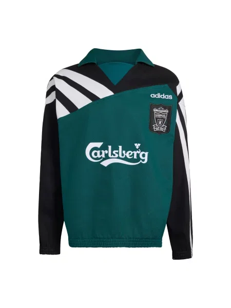 ADIDAS PERFORMANCE Αθλητική μπλούζα φούτερ FC Liverpool Drill Top έλατο / μαύρο λευκό