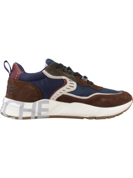 Sneakersy Voile Blanche skórzane brązowe