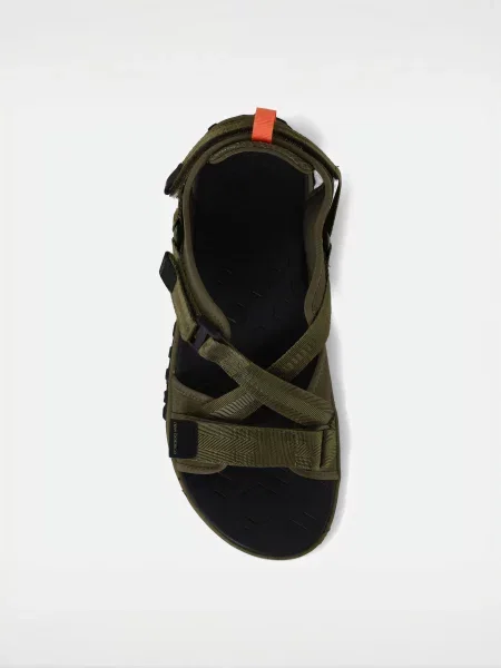 Шлепанцы New Balance зеленые