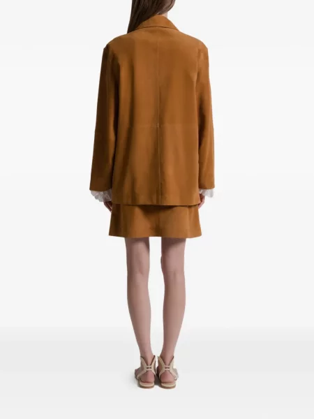 Geacă Alberta Ferretti maro