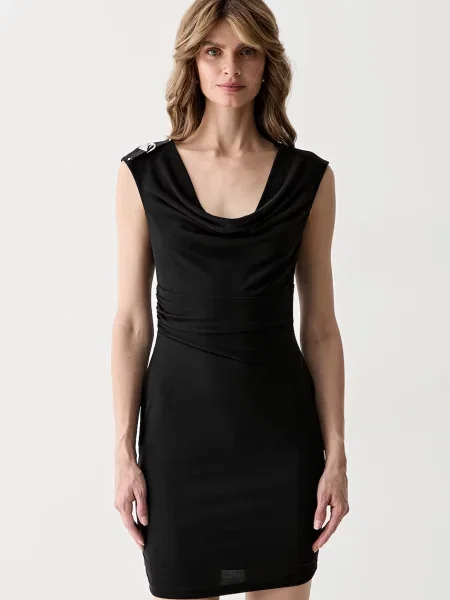 Guess rochie cu modal KAROLE negru