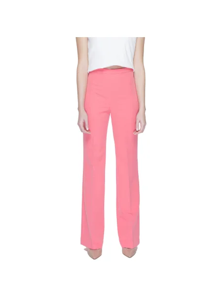 Pantaloni Silence alb