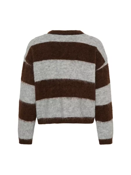 Dzianinowy sweter Saint Tropez szary