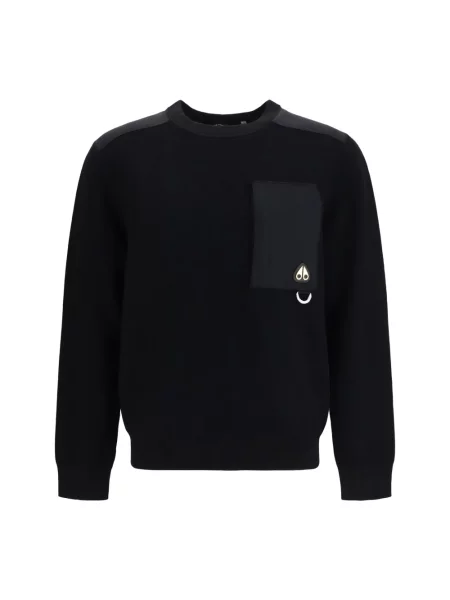 Sweter Moose Knuckles czarny