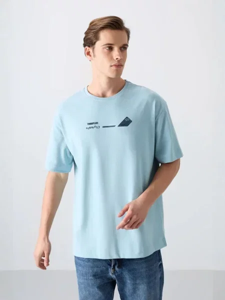 Tommy Life Majica svetlo modra