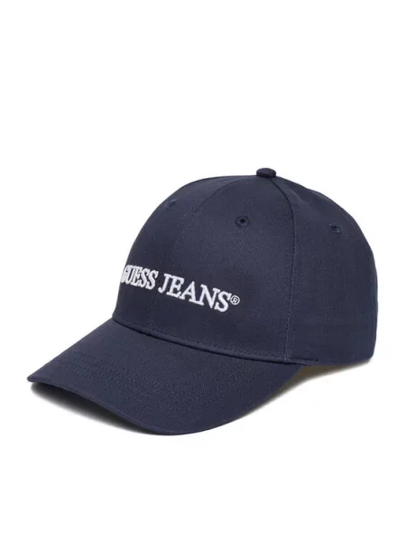 Guess Jeans Шапка с козирка Тъмносин