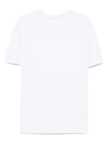 Тениска Ea7 Emporio Armani от джърси с кръгло деколте бяло