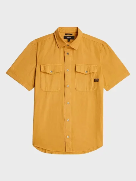 Рубашка G-star Raw желтая
