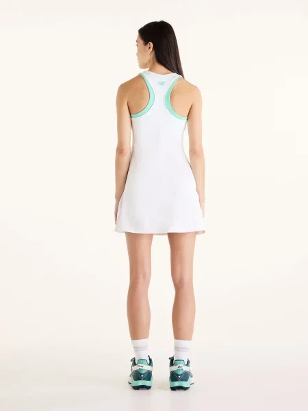 Платье мини New Balance белое