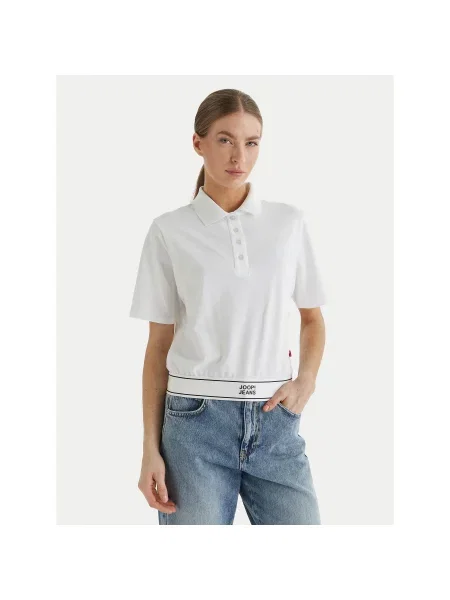 JOOP! Jeans Polo Talena Modern Fit λευκό