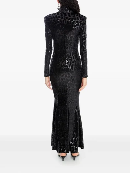 Rochie maxi Amir Slama de costum negru