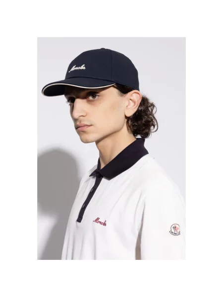 Czapka z daszkiem Moncler szara