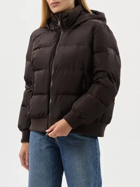 Пуховик Armani Exchange коричневий