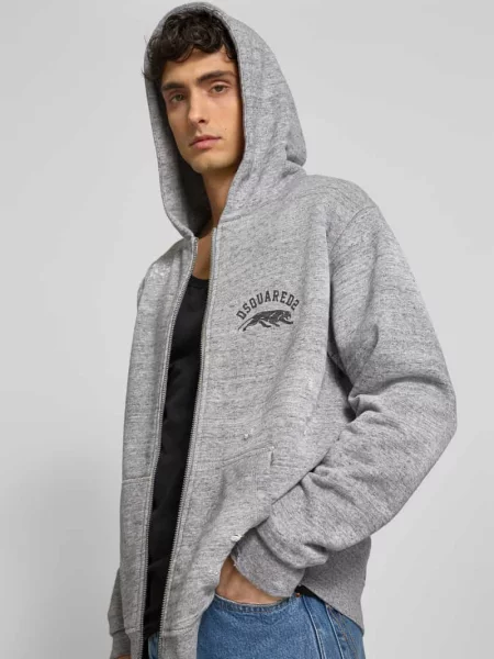 Bluza rozpinana o kroju oversized z bawełny Dsquared2
