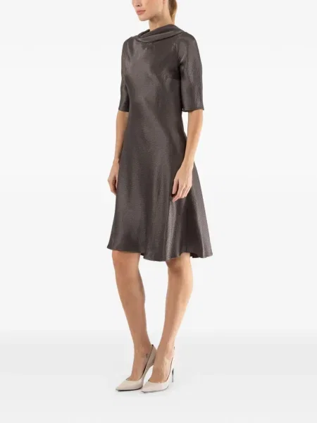 Rochie mini Peter Cohen scurtă de costum gri