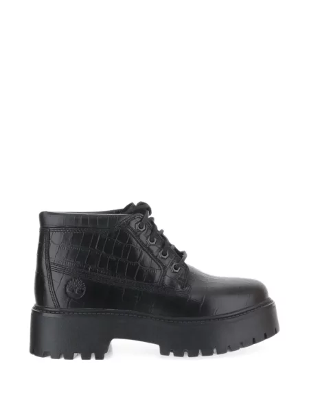 Cizme scurte Timberland streetstyle cu strasuri negru