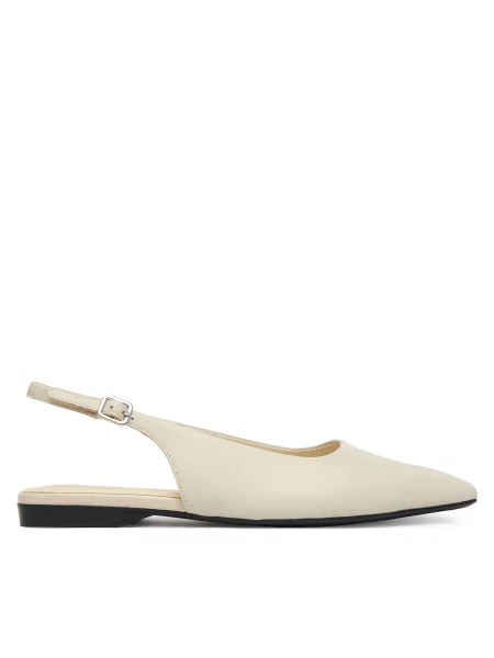 Balerini Vagabond Shoemakers Delia Écru alb
