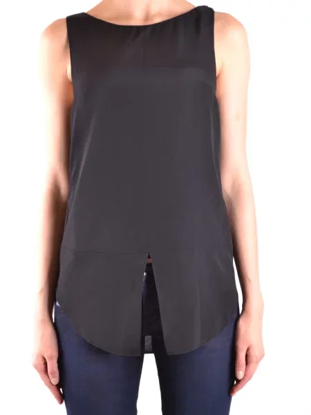 Top Dondup fără mâneci negru