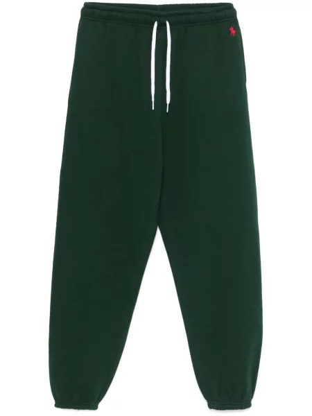 Sneakerși Polo Ralph Lauren din fleece verde