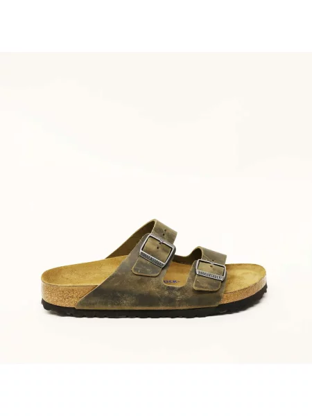 Papuci Birkenstock din piele maro