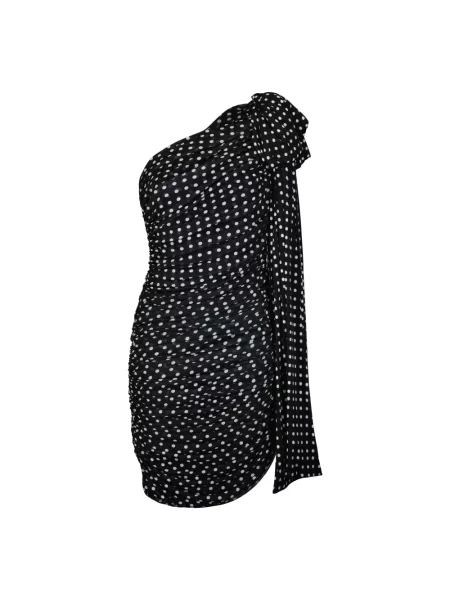 Sukienka mini Patou w grochy czarna