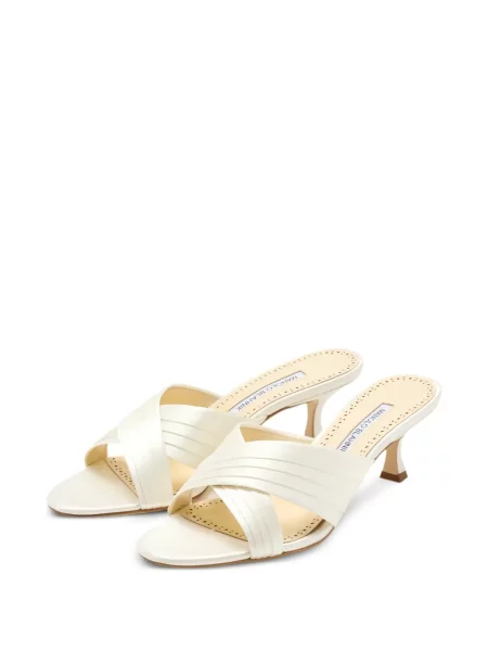 Papuci tip mules Manolo Blahnik cu bretele