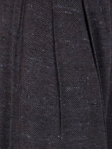 Plisirane hlače Boboutic siva