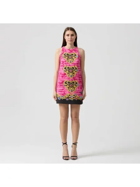 Sukienka jeansowa Versace Jeans Couture dzwony