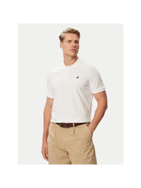 Beverly Hills Polo Club Polo Regular Fit λευκό