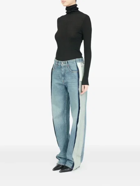 Blugi Mm6 Maison Margiela cu 5 buzunare albastru