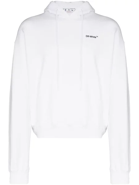Hanorac cu glugă Off-white alb