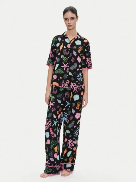 Pižama Kate Spade črna