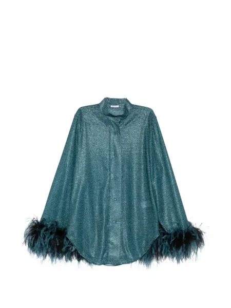 Cămașă Oseree cu pene albastru