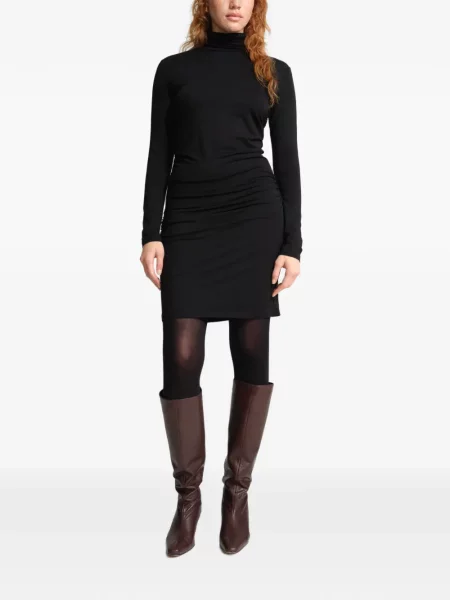 Rochie mini Marcella cu volane negru