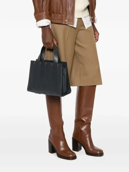Geantă shopper Max Mara gri