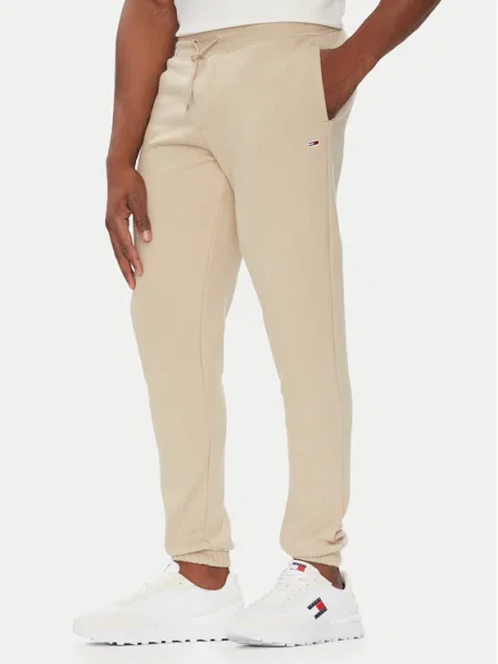 Tommy Jeans Pantaloni trening Flag bej