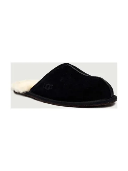 UGG Căptușite papuci de casă M SCUFF | piele întoarsă negru