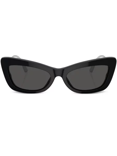 Sunčane naočale Dolce & Gabbana Eyewear s kristalima srebrena